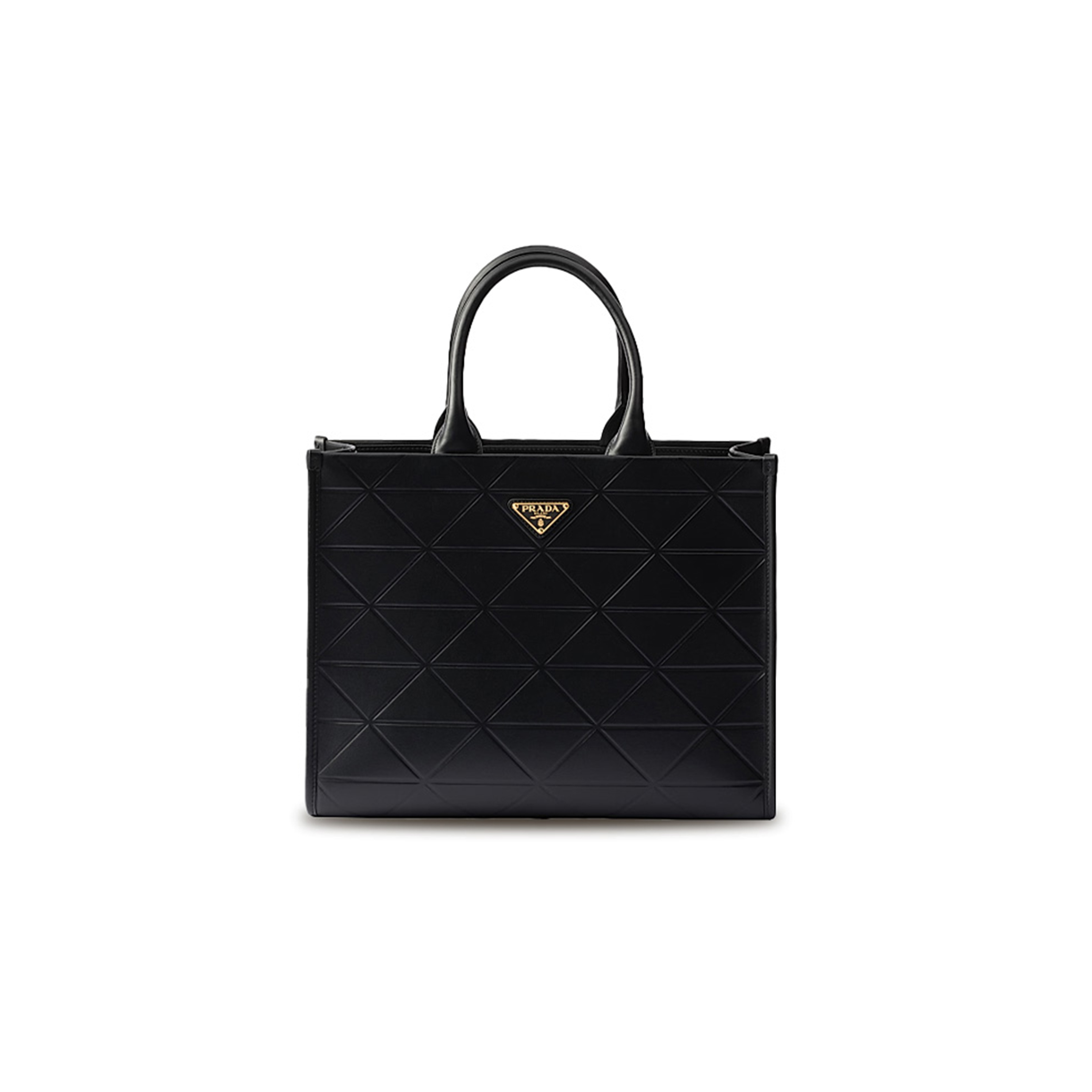 Pra*a symbole medium leather bag 1ba378 (35*27*10cm)